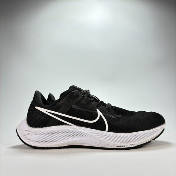 Nike Air Zoom Pegasus 38 Black White Running Shoes CW7358-002 Women's Size 8.5 - Picture 1 of 10